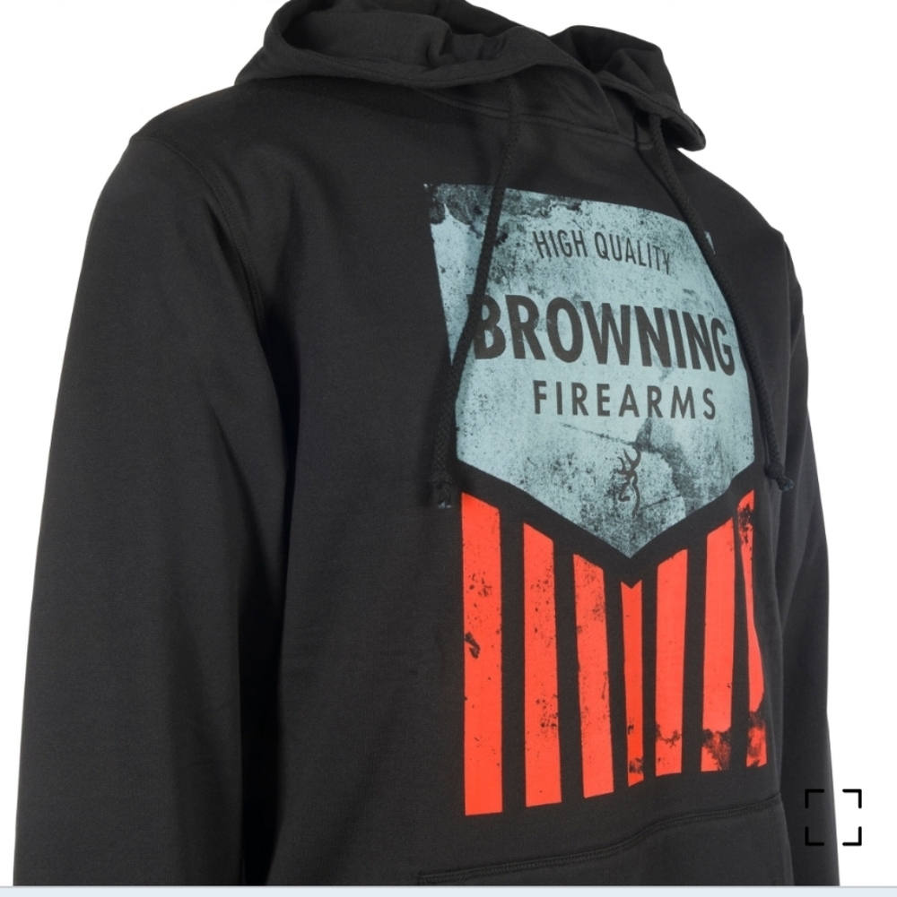 Browning Men's Carter 2.0 Firearms Hoodie in Black Size XL Hunting